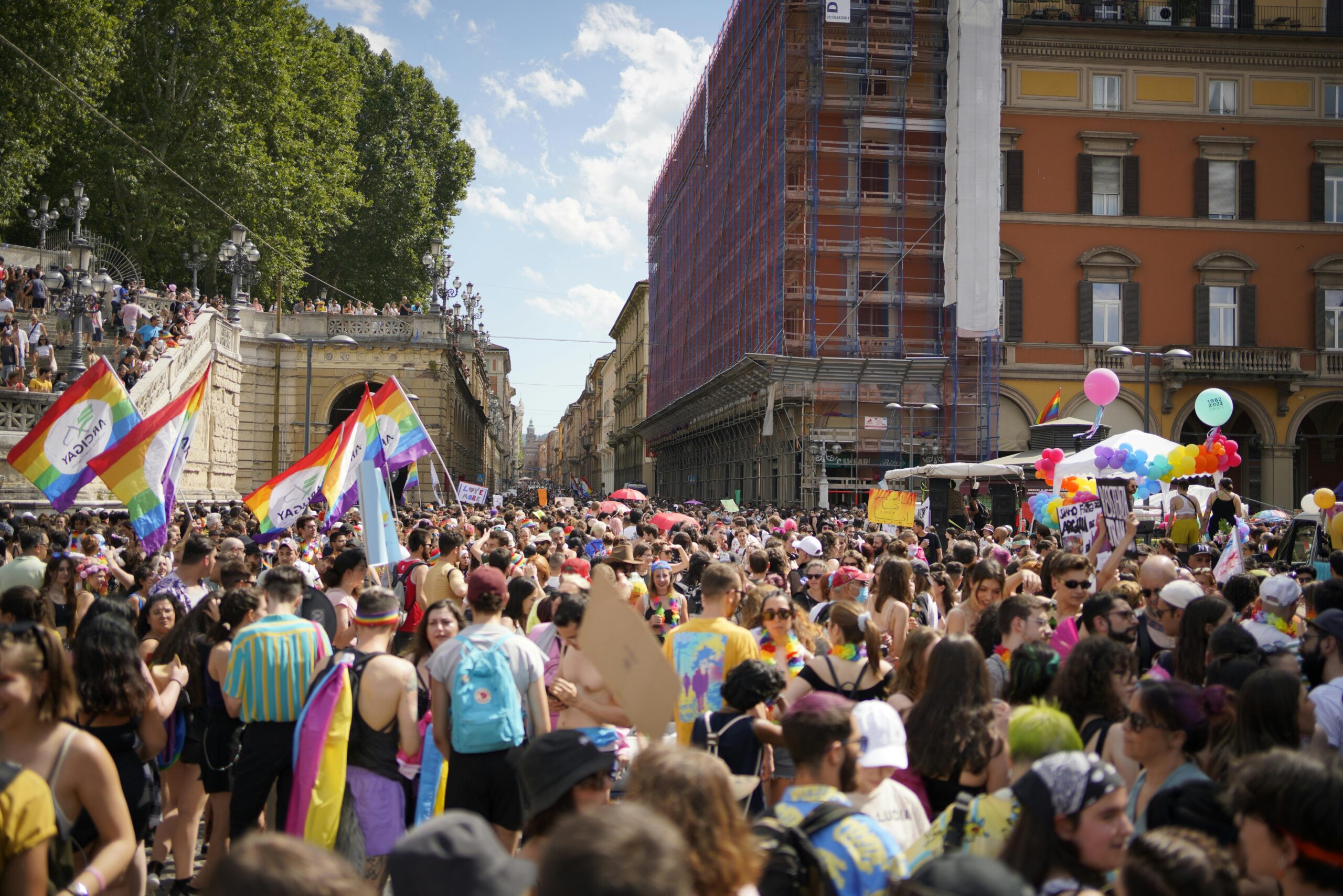 Parade (1) A busy pride parade