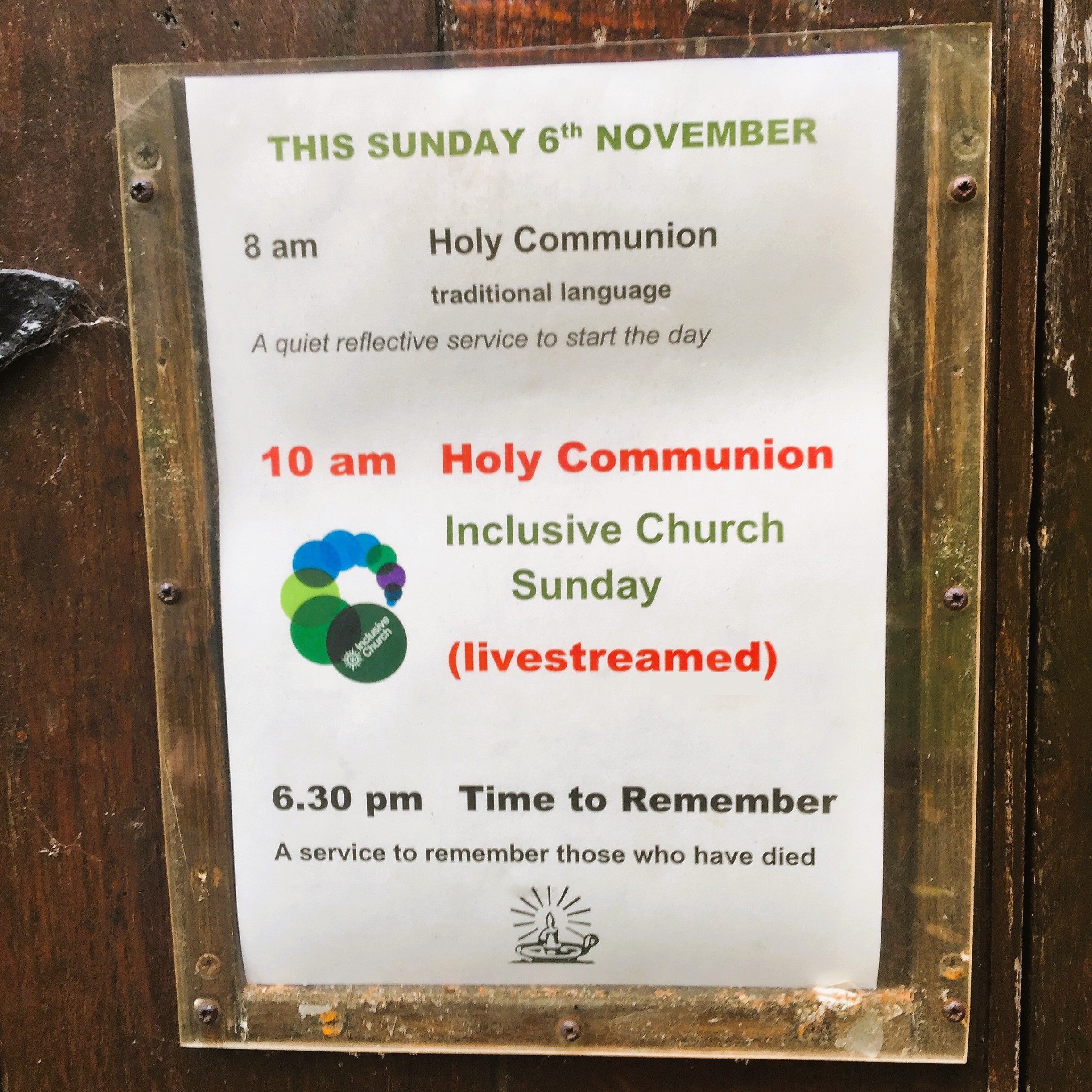 Notice from St Bridgets West Kirby Notice from St Bridgets West Kirby